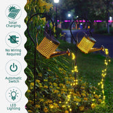 Retro Solar Watering Can with Decor Lights | Yedwo